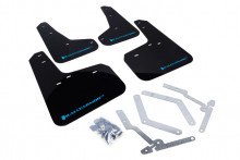 Mud flaps Rally Armor UR Ford Focus 2013+, black, light blue logo - MF27-UR-BLK/NB