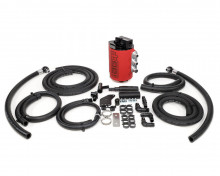 IAG V3 air oil separator street series aos for 08-14 WRX, 08-20 STI, 05-09 LGT, 09-13 FXT, Red - IAG-ENG-7181RD