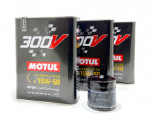 Set oleje Motul 15W50 a olejového filtru Impreza GT/WRX/STI