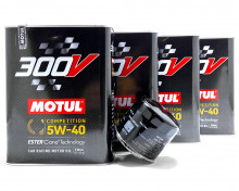 Set oleje Motul 5w40 a olejového filtru Legacy / Outback / Tribeca H6