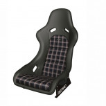 Sport seat Recaro Pole Position - black leather / stoff karo (ABE)