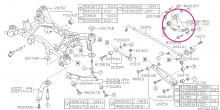 Horní zadní rameno - levé Impreza 2012+, Legacy 2014+