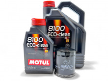 Set oleje a filtru Motul 5W30 BOXER Diesel 