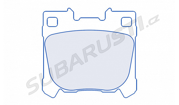 Brake pads Carbone Lorraine RC6 rear Toyota GR Yaris - 4217RC6