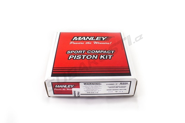 Manley Performance engine piston set standard 100.00 mm 8.5:1 Subaru WRX/STI EJ255, EJ257 2006-2013 - 612005C-4