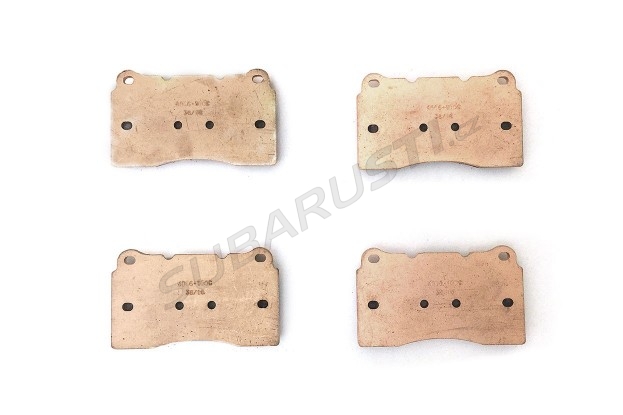 Carbone Lorraine RC5+ front brake pads Impreza STI 2001-2014, WRX 2014-2017, EVO 5/6/7/8/9/10/10MR - 4066T16RC5+