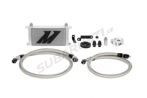 Mishimoto Subaru WRX STI oil cooler kit, 2008–2014, black - MMOC-STI-08BK