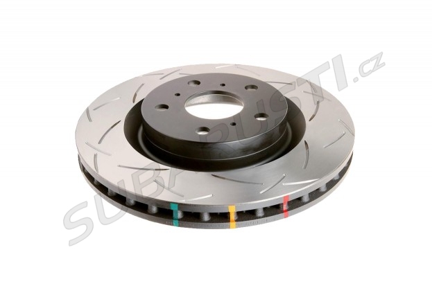 DBA disc brake, 4000 series T3, rear, slotted 316mm, Impreza WRX (rear drum diameter WRX, caliper STI) - 42657S