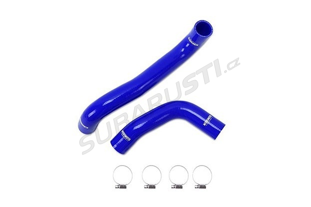 Mishimoto Subaru WRX 2008–2014 / STI 2008–2015 silicone radiator hose kit, blue, MMHOSE-STI-08BL