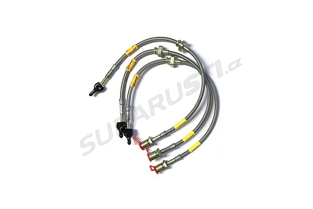 Goodridge WRX/STI 2008+ braided brake hoses metal