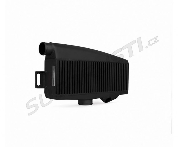 Mishimoto Subaru WRX/STI Performance top mount intercooler kit, black intercooler, black silicone, 2002-2007, MMTMIC-WRX-01BKBK