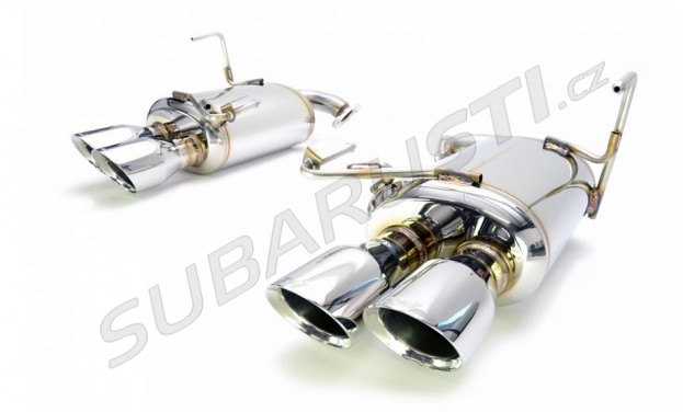 Rear Subaru mufflers STI 2015+