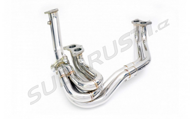 RCM unequal length stainless steel tubular exhaust manifold Impreza GT/WRX/STI, Forester, EJ20, EJ25 - RCM324