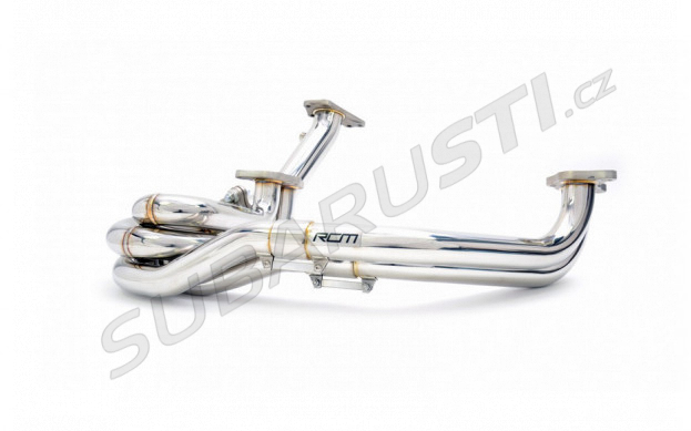 RCM unequal length stainless steel tubular exhaust manifold Impreza GT/WRX/STI, Forester, EJ20, EJ25 - RCM324