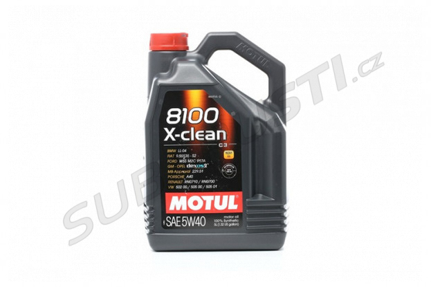 Motorový olej 5W40 Motul 8100 XCess 5l Subaru STI