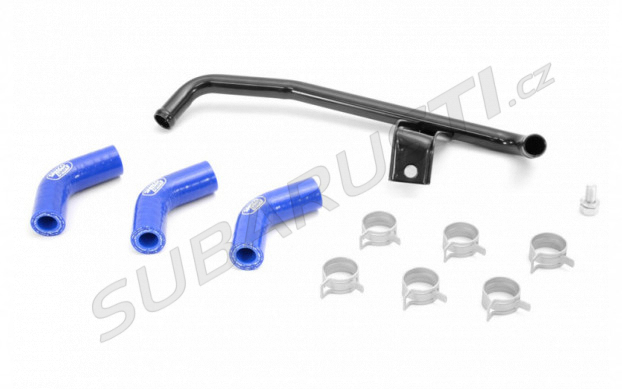 RCM / Samco uprated oil cooler water hose kit Impreza 1992-2007, Legacy 1992-2009, Forester 1996-2002, blue - RCM1322