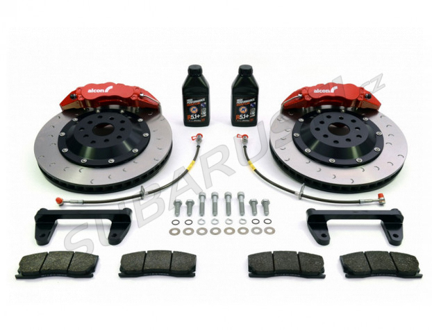 Alcon brake kit - front, 6 piston, 365mm, red Impreza GT/WRX/STI 1995-2018