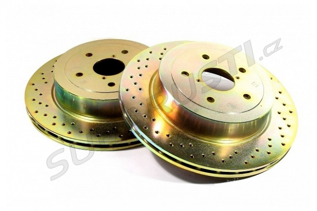 Brembo brake discs rear drilled STI 05- 5x114.3