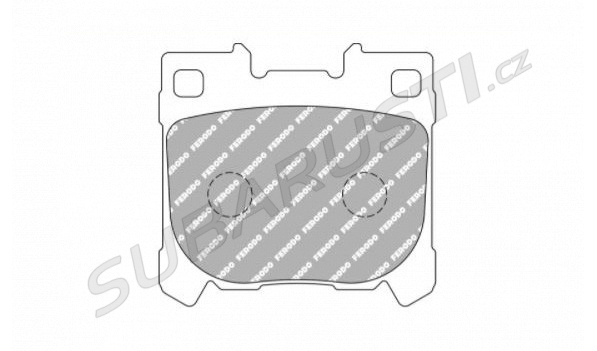 Ferodo DS2500 rear brake pads  Toyota GR Yaris - FCP5262H