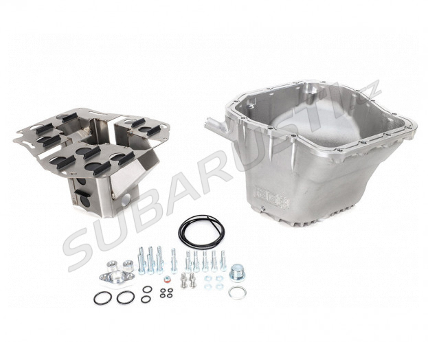 IAG performance EJ competition series oil pan for 02-14 WRX, 04-20 STI, 05-09 LGT, 04-13 FXT (Silver) - IAG-ENG-2203SL