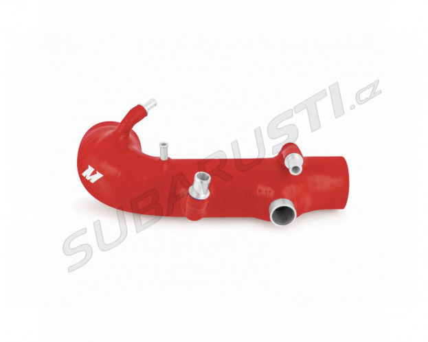 Silicone induction hose Mishimoto Subaru Impreza WRX 2001-2007 / STI 2004-2015, red - MMHOSE-SUB-IHRD