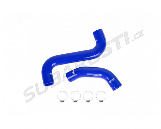 Mishimoto silicone radiator hose kit for Subaru WRX and STI, 2001-2007 blue, MMHOSE-WRX-01BL