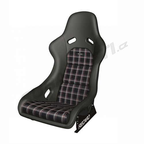 Sport seat Recaro Pole Position - black leather / stoff karo (ABE)