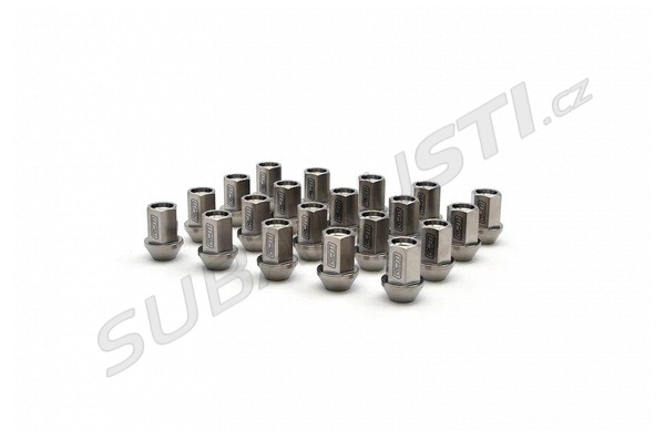 RCM titanium wheel nut set closed - Impreza M12x1.25