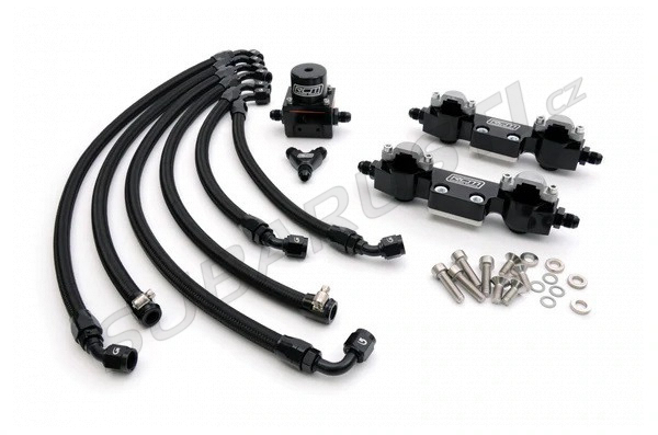 RCM side feed parallel billet fuel rail kit Impreza GT 1997-1998