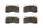 Carbone Lorraine RC8-R brake pads for Impreza STI 2001-2014, WRX STI 2014-2017, EVO 5/6/7/8/9/10/10MR - 4066T16RC8R