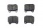 Ferodo DS2500 rear brake pads for EVO 5/6/7/8/9, Impreza STI 2001-2016, FCP1562H