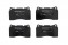 Ferodo DS2500 front brake pads for EVO 5/6/7/8/9/10, Impreza STI 2001-2014, WRX STI 2014-2017 - FRP3067H