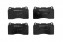 Ferodo DS3000 front brake pads for EVO 5/6/7/8/9/10, Impreza STI 2001-2014, WRX STI 2014-2017 - FRP3067R