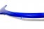 Protector assembly rear quarter right Impreza STI 2001-2007 blue - 91021FE060PG