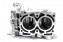 Engine cylinder block Impreza STI/WRX 2.5 - 11008AA930