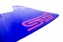 Performance creations mud flaps Impreza 1993-2000, blue, pink logo STI