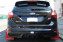 Mud flaps Rally Armor UR Ford Focus 2013+, black, light blue logo - MF27-UR-BLK/NB