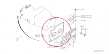 Těsnění víka ventilů – pravá Impreza GT 99-2000