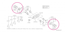 RCM/Omega engine piston set high compression 99.75mm Impreza WRX & STI (V9+) EJ25 2006-2013 - RCM2494