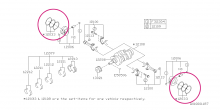 Piston rings (STD) Subaru Impreza 2011-2016, Forester 2012+, Legacy 2011-2014, XV 2011+, BRZ 2012+ -12033AD170