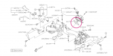 Gasket throttle chamber Impreza GT 1999, Forester/Legacy 2.5L - 16175AA201