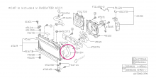 Hose, radiator lower Impreza GT 1994-2000, Legacy 1989-1999 - 45167AA030