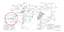 Sací hadice k turbu Impreza WRX 2008-2011, Forester XT 2008-2012, Legacy GT 2007-2009