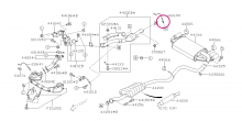 Sensor oxygen, rear Denso Impreza STI/WRX 2.0 , Forester XT - 22690AA520