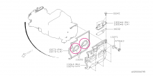 Gasket - rocker cover, No.2 Impreza EJ20/EJ25, Forester 2003-2012, Legacy/Outback 2003+ (13293AA040, 13293AA050) - 13293AA051