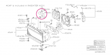 Hose, radiator upper Impreza WRX/STI 2001-2007 - 45161FE050