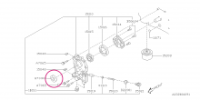 Oil seal, crankshaft front, oil pump Impreza, WRX STI 2014+, Forester, Legacy/Outback, 33x49x8 - 806733030