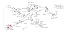 Oil seal rear differential pinion Subaru Impreza, WRX STI 2014+, WRX 2014+, Legacy, Outback, Legacy 6b - 806735270