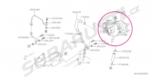 Twin scroll turbo BorgWarner EFR-7163  T4-WG 0.80ar