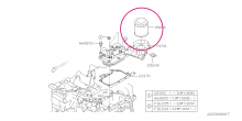 Oil filter diesel Impreza, Forester, Legacy - 15208AA110